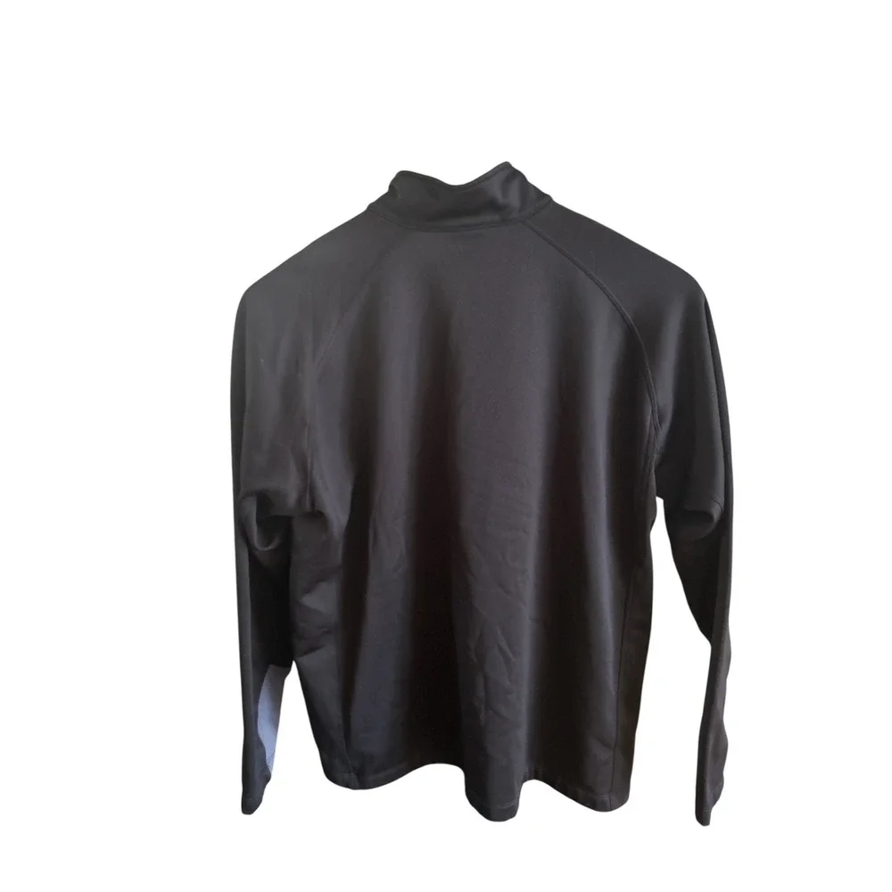 The North‎ Face Pullover Jacket Mens XXL Long Sleeve Quarter Zip Black